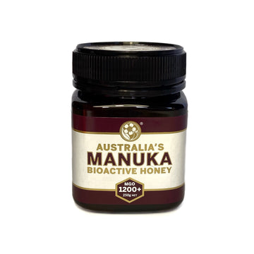 250g jar of Australia's Manuka Bioactive Honey with MGO1200+