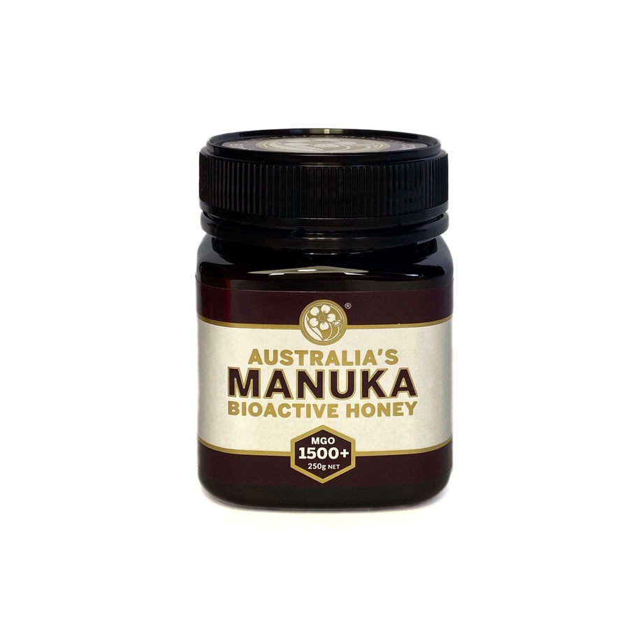 250g jar of Australia's Manuka Bioactive Honey with MGO1500+